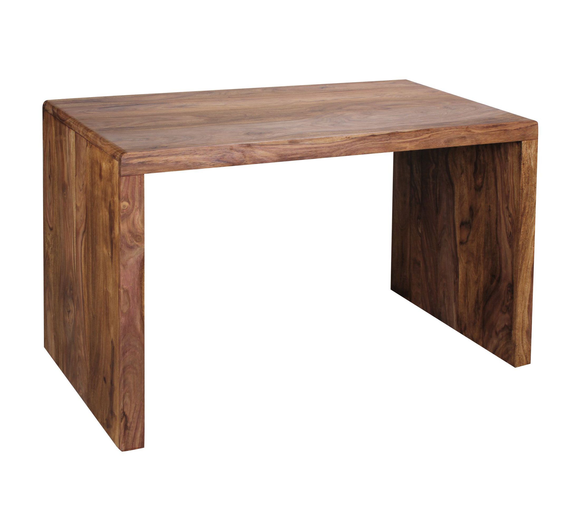 Massief bureau van Sheesham massief hout Mocovi 01, Kleur: Sheesham - Afmetingen: 120 x 60 cm (B x D), Handgemaakt