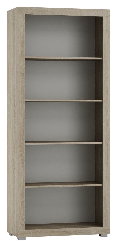 Open kast Lorengau 26, kleur: Sonoma eiken - afmetingen: 202 x 85 x 40 cm (H x B x D)