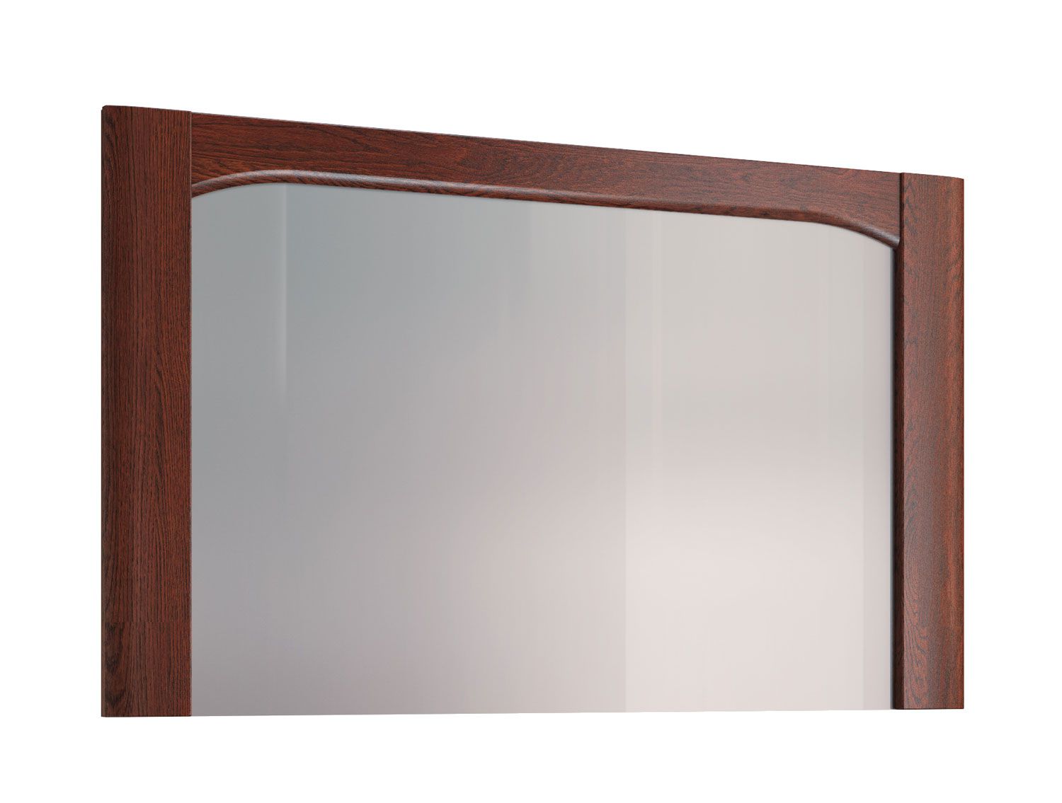 Eenvoudige spiegel met houten lijst Krasno 35, massief eiken, afmetingen: 70 x 115 x 4 cm, perfect voor de kaptafel