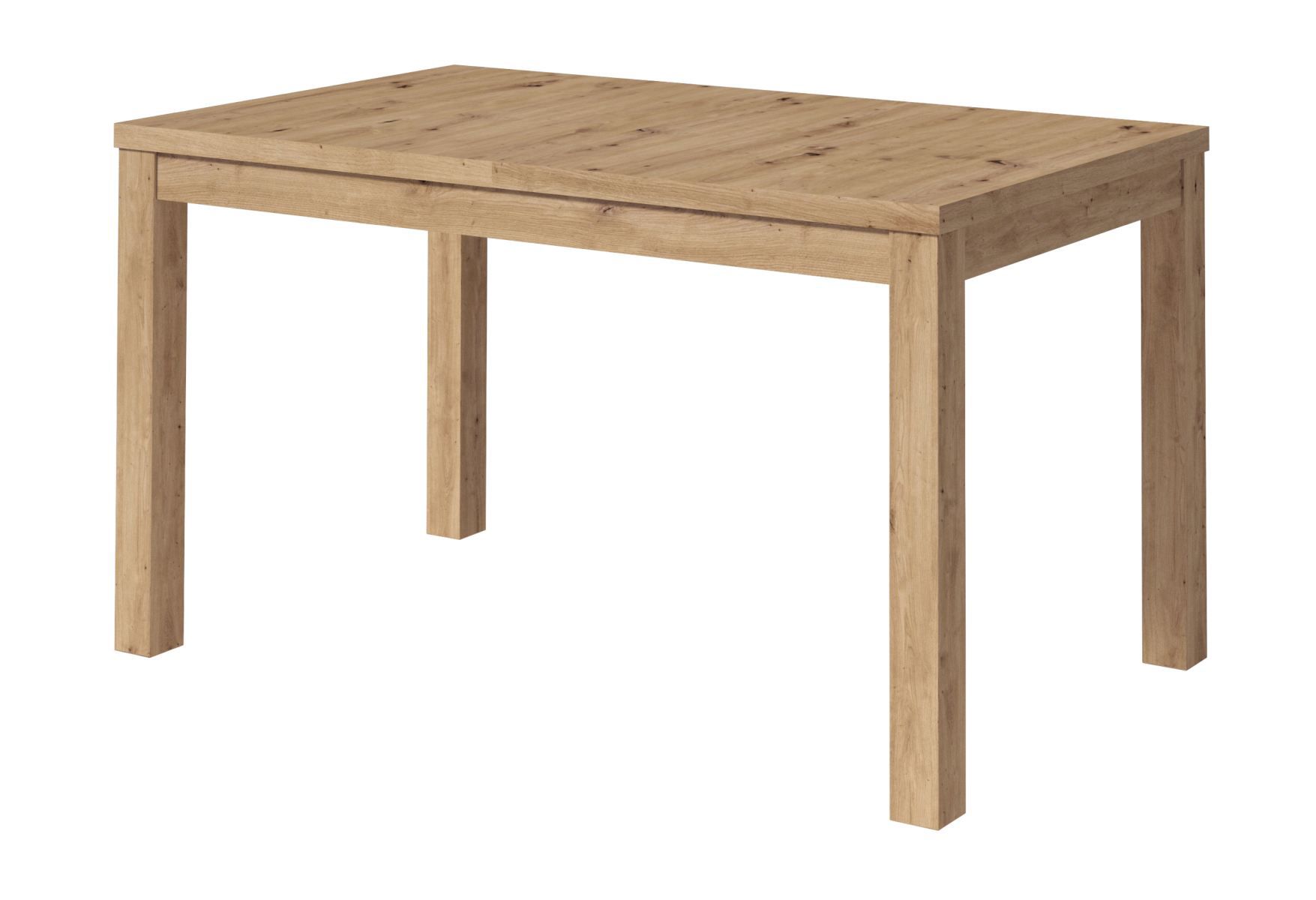 Temerin 36 uitschuifbare eettafel, Artisan eik, 135-175 x 80 cm, bijzonder stabiele en precieze constructie, ABS randen, moderne stijl, snel te monteren