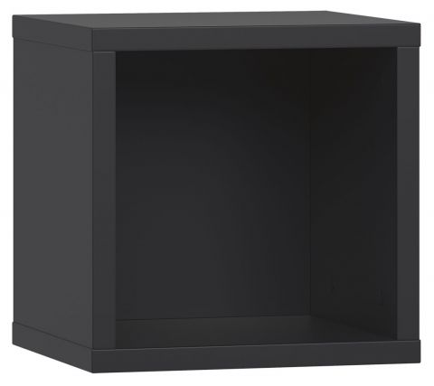 wandkubus / hangrek, kleur: zwart - Afmetingen: 32 x 32 x 30 cm (H x B x D)