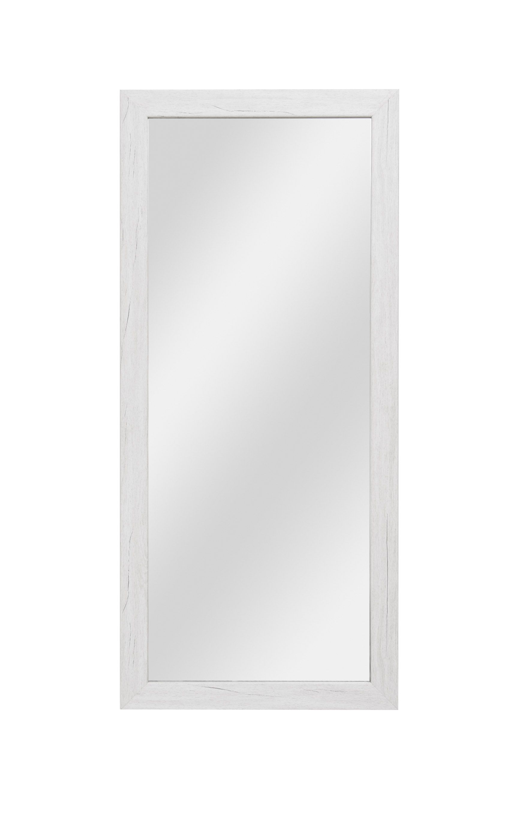 Spiegel Camprodon 04, kleur: eiken wit - 113 x x 2 cm (H x B x