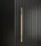 Elegante schuifdeurkast met voldoende opbergruimte Jotunheimen 106, kleur: Zwart - Afmetingen: 208 x 200,5 x 62 cm (H x B x D)