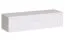 Außergewöhnliche Wohnwand Kongsvinger 50, Farbe: Weiß Hochglanz / Eiche Wotan - Abmessungen: 150 x 340 x 40 cm (H x B x T), mit Push-to-open System