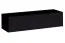 Bovenkast in het ongebruikelijke Balestrand 110 design, kleur: zwart / Wotan eik - Afmetingen: 150 x 340 x 40 cm (H x B x D), met push-to-open functie