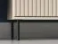 sideboard kast / ladekast Petkula 04, kleur: Licht beige - afmetingen: 85 x 160 x 40 cm (H x B x D), met 2 deuren, 3 laden en 2 vakken