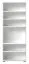 Kast Garim 48, kleur: wit hoogglans - Afmetingen: 194 x 76 x 35 cm (H x B x D)